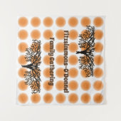 タペストリー – 家族集めのバナー (正面(横))