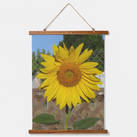 タペストリー（木の上） – ひまわりトリプチチ 吊り下げ型タペストリー (正面2)