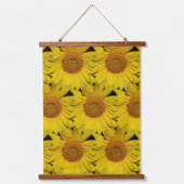 タペストリー（木の上） – ひまわりトリプチチ 吊り下げ型タペストリー (正面3)