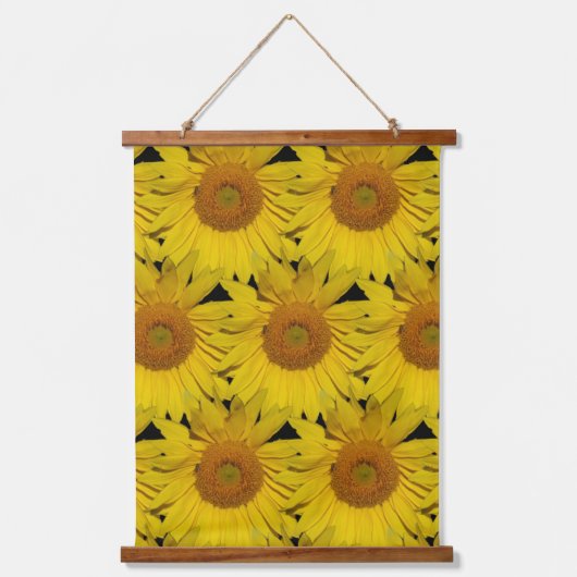 タペストリー（木の上） – ひまわりトリプチチ 吊り下げ型タペストリー (正面3)