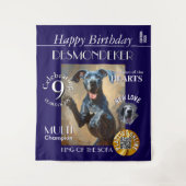 タペストリー 誕生日 オーダーメイド 雑誌 表紙 背景  (正面)