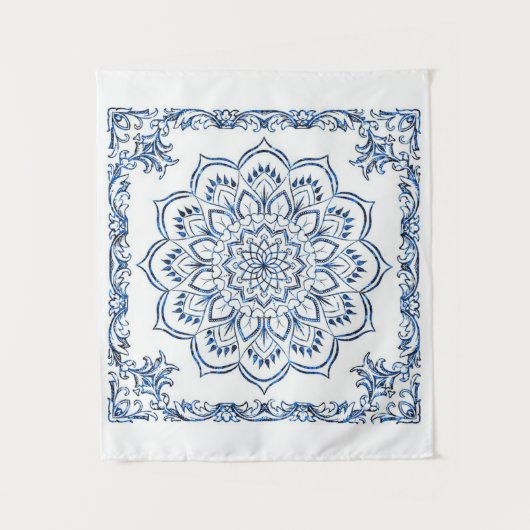 タペストリー | Blue Mandela |ホームデコレーション (正面)