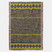 タペストリ王室のーエレガンス – 中世パタスペインのーン スローブランケット (正面縦)