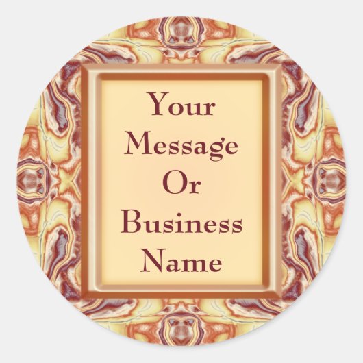 タペストリ王室のー ラウンドシール (正面)