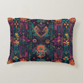 タペストリ鮮やかマンダラアクセント枕 アクセントクッション (裏面)