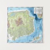 タペストリ – SF地形図と地形図 タペストリー (正面(横))