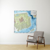 タペストリ – SF地形図と地形図 タペストリー (インサイチュ(横))