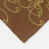 タペテ – ヴィンテージバロックスタイルイラストレーション フリースブランケット (角)