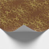 タペテ – ヴィンテージバロックスタイルイラストレーション ラッピングペーパー (角)