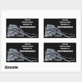 タペワームとあなたとは 長方形シール (シート)