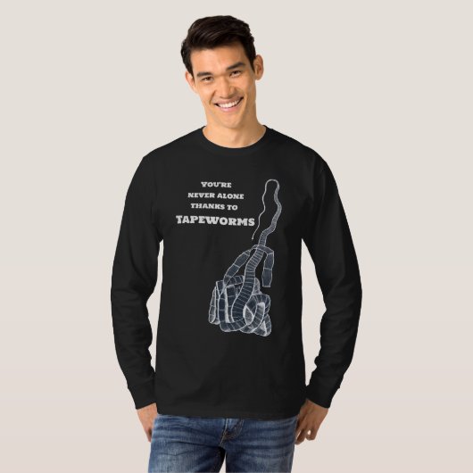 タペワームとあなたとは Tシャツ (正面フル)