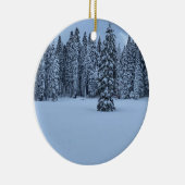 タホのホワイトクリスマス！ セラミックオーナメント (右)
