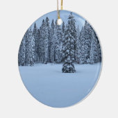 タホのホワイトクリスマス！ セラミックオーナメント (左)