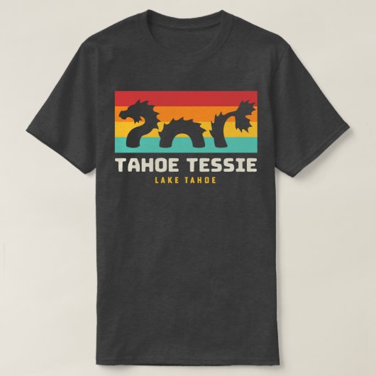 タホテッシー湖タホー湖モンスターカリフォルニア1 Tシャツ (デザイン正面)