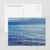 タホブルースポストカード ポストカード (正面/裏面)