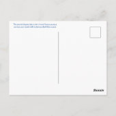 タホブルースポストカード ポストカード (裏面)