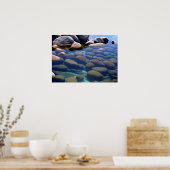 タホー湖ウィンタースティルウォーター2 ポスター (キッチン)