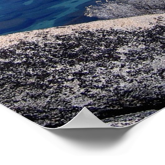 タホー湖ウィンタースティルウォーター2 ポスター (角)