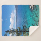 タホー湖ウォーター澄んズ シェルパブランケット (正面(横))