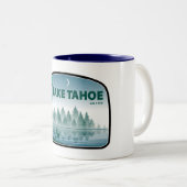 タホー湖カリフォルニアネバダディア ツートーンマグカップ (正面右)