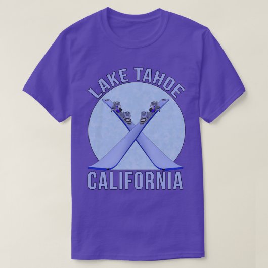タホー湖カリフォルニア1 Tシャツ (デザイン正面)