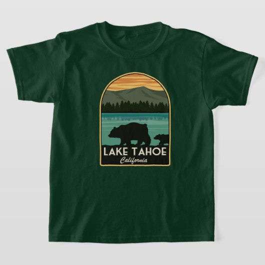 タホー湖カリフォルニア Tシャツ (レイダウン)