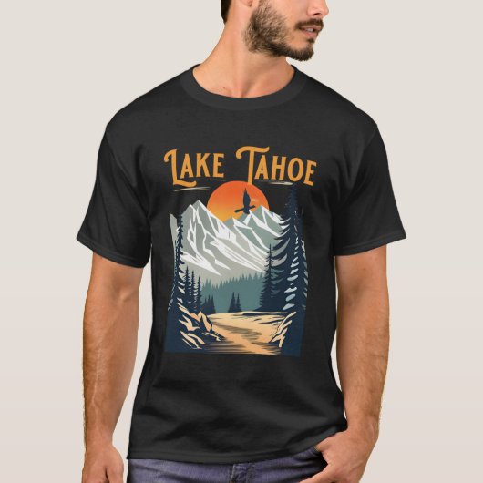 タホー湖ハイキング Tシャツ (正面)