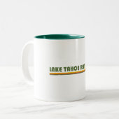 タホー湖リムトレイルカリフォルニアネバダ ツートーンマグカップ (正面左)
