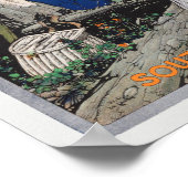 タホー湖ヴィンテージ旅行ポスター1923 ポスター (角)