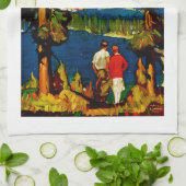 タホー湖地域 キッチンタオル (折り畳み)