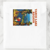 タホー湖地域 長方形シール (バッグ)