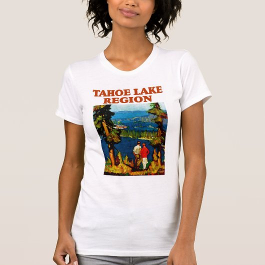 タホー湖地域 Tシャツ (正面)