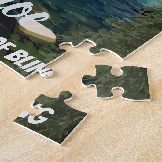 タホー湖A散水カリフォルニア&ネバダ ジグソーパズル (側面)