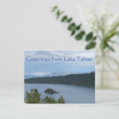 タホ湖からの挨拶！ ポストカード (スタンド正面)