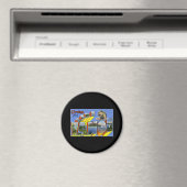 タホ湖からの挨拶 マグネット (インサイチュ (食洗機))