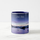 タホ湖のコーヒー・マグ ツートーンマグカップ (中央)