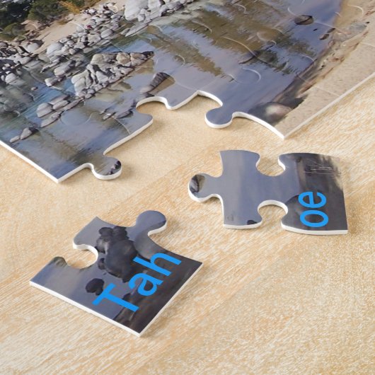 タホ湖のパズル ジグソーパズル (側面)