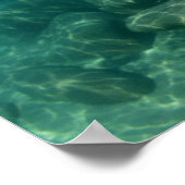 タホ湖の上下 ポスター (角)