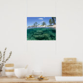 タホ湖の上下 ポスター (キッチン)