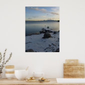 タホ湖の冬 ポスター (キッチン)