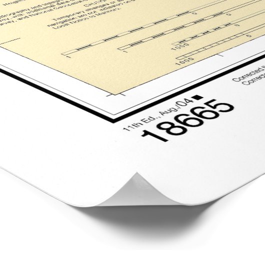 タホ湖の地図(2004) ポスター (角)