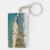 タホ湖の景色 キーホルダー (裏面)