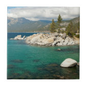 タホ湖の景色 タイル (正面)