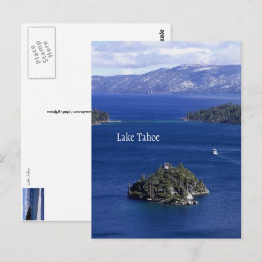 タホ湖はがき ポストカード (正面/裏面)