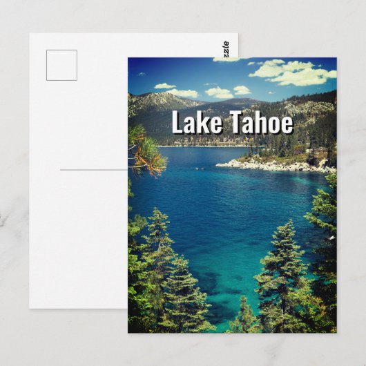 タホ湖はがき ポストカード (正面/裏面)