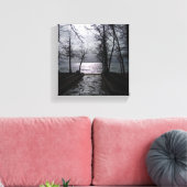 タホ湖への道 キャンバスプリント (インサイチュ (リビング))