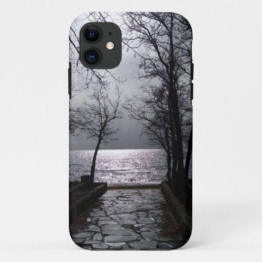 タホ湖への道 Case-Mate iPhoneケース (裏面)