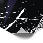 タホ湖シエラネバダヴィンテージスキーポスター ポスター (角)