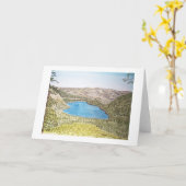 タホ湖区域。 donner湖 カード (黄色い花)