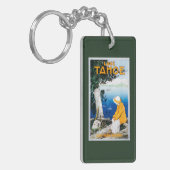 タホ湖昇進のPosterLake Tahoe、カリフォルニア キーホルダー (正面左)